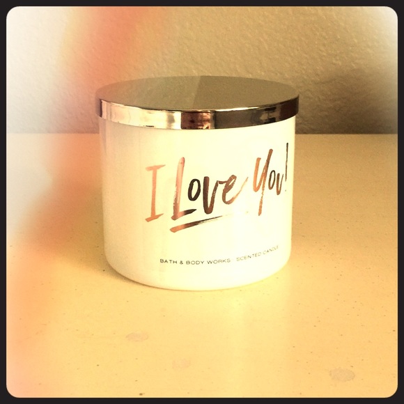 Bath & Body Works Other - Bath & Body Works "I Love You!" 3 wick candle